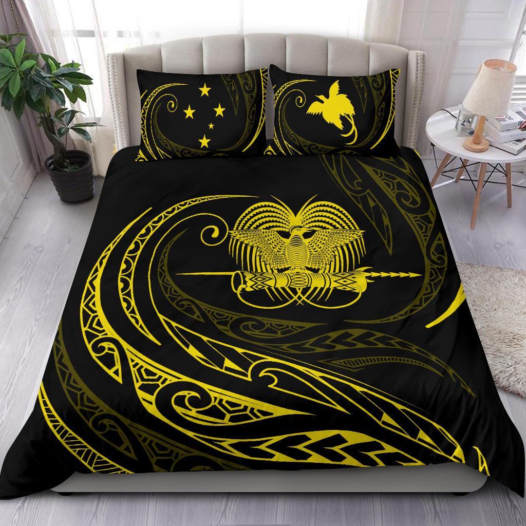 Papua New Guinea Bedding Set - White - Frida Style - Polynesian Pride