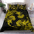 Hawaiian Hammerhead Shark Hibiscus Yellow Polynesian Bedding Set - Polynesian Pride