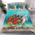 Polynesian Duvet Cover Set - Cook Islands Bedding Set Ocean Turtle Hibiscus - Polynesian Pride