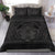 Hawaiian Madame Pele Plumeria Polynesian Bedding Set Grey - Polynesian Pride