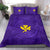 Hawaiian Map Kanaka Hammerhead Shark Polynesian Bedding Set Purple - Polynesian Pride