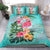 Hawaiian Flamingo Hibiscus Tropical Polynesian Bedding Set - Polynesian Pride