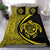 Hawaiian Map Turtle Polynesian Bedding Set - Yellow - Circle Style - Polynesian Pride