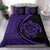 Hawaiian Map Turtle Polynesian Bedding Set - Purple - Circle Style - Polynesian Pride