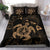 Hawaiian Map Kanaka Hibiscus Turtle Gold Polynesian Bedding Set - Polynesian Pride