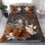 Kanaka Maoli (Hawaii) Bedding Set - Hibiscus Turtle Tribal Brown - Polynesian Pride