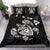 Hawaiian Map Turtle Ohana Hibicus Polynesian Bedding Set - White - Polynesian Pride