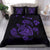 Hawaiian Map Turtle Ohana Hibicus Polynesian Bedding Set - Purple - Polynesian Pride