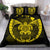 Hawaiian Fish Hook Turtle Heart Polynesian Bedding Set Yellow - Polynesian Pride