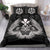 Hawaiian Map Owl Kanaka Bedding Set - Pueo Aumakua - White - Polynesian Pride