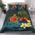 Polynesian Duvet Cover Set - Tahiti Bedding Set Coat Of Arm Turtle Hibiscus - Polynesian Pride