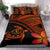 Hawaiian Turtle Kakau Plumeria Polynesian Bedding Set - Polynesian Pride