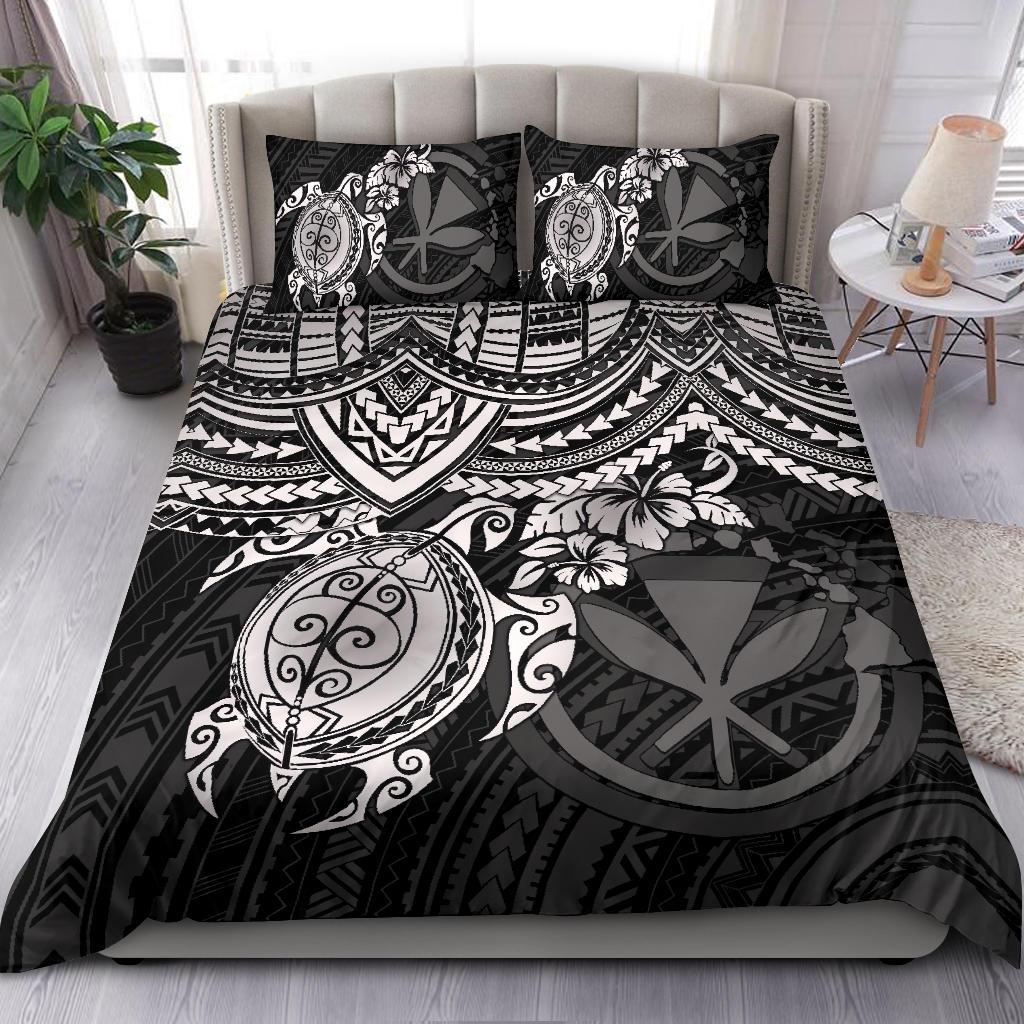 Polynesian Hawaii Duvet Cover Set - White Turtle WHITE - Polynesian Pride