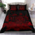 Hawaiian Map Turtle Hibiscus Polynesian Bedding Set - Red - Polynesian Pride