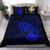 Hawaiian Map Hibiscus Kanaka Polynesian Bedding Set - Harold Turtle - Blue - Polynesian Pride