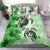 Polynesian Duvet Cover Set - Tahiti Bedding Set Polynesia Turtle Hibiscus Green - Polynesian Pride