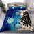 Hawaiian Sea Turtle Symbol Palm Tree Bedding Set - Polynesian Pride