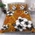 Hawaiian Plumeria Tribe Yellow Red Polynesian Bedding Set - Polynesian Pride