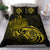 Hawaiian Map Turtle Hibiscus Divise Yellow Polynesian Bedding Set - Polynesian Pride