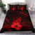 Hawaiian Map Heart Turtle Tattoo Hibiscus Polynesian Bedding Seto - Red - Polynesian Pride