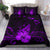 Hawaiian Map Heart Turtle Tattoo Hibiscus Polynesian Bedding Set - Purple - Polynesian Pride