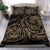 Polynesian Bedding Set - Hawaii Duvet Cover Set Gold Turtle Tribal Gold - Polynesian Pride