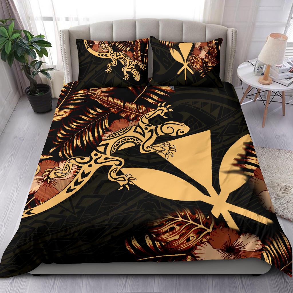 Polynesian Duvet Cover Set - Hawaii Duvet Cover Set Set Lizrad Lucky - Polynesian Pride