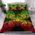 Polynesian Bedding Set - Hawaii Turtle Duvet Cover Set Map Reggae Reggae - Polynesian Pride