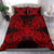 Polynesian Bedding Set - Hawaii Turtle Duvet Cover Set Map Red Red - Polynesian Pride