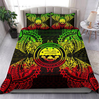 Polynesian Bedding Set - Federated States Of Micronesian Duvet Cover Set Map Reggae Reggae - Polynesian Pride