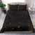 New Zealand Bedding Set, Maori Gods Tumatauenga (God Of War) - Black - Polynesian Pride