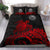 Polynesian Bedding Set - American Samoa Duvet Cover Set - Polynesian Turtle (Full Red) - Polynesian Pride