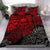 Polynesian Duvet Cover - Samoa Bedding Set - Red Turtle Flowing - Polynesian Pride