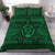 Hawaiian Turtle Polyensian Tribal Bedding Set Green - Polynesian Pride