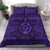 Hawaiian Turtle Polyensian Tribal Bedding Set Purple - Polynesian Pride