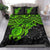 Polynesian Bedding Set - Cook Islands Duvet Cover Set - Green Turtle - Polynesian Pride