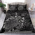 Polynesian Bedding Set - Niue Duvet Cover Set Black Color - Polynesian Pride