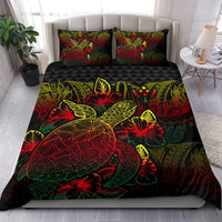 Polynesian Bedding Set - Kosrae Duvet Cover Set Reggae Color - Polynesian Pride