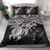 Polynesian Bedding Set - Kosrae Duvet Cover - White Turtle - Polynesian Pride