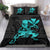 Polynesian Bedding Set - Hawaii Duvet Cover Set Warriors Emerald Color - Polynesian Pride