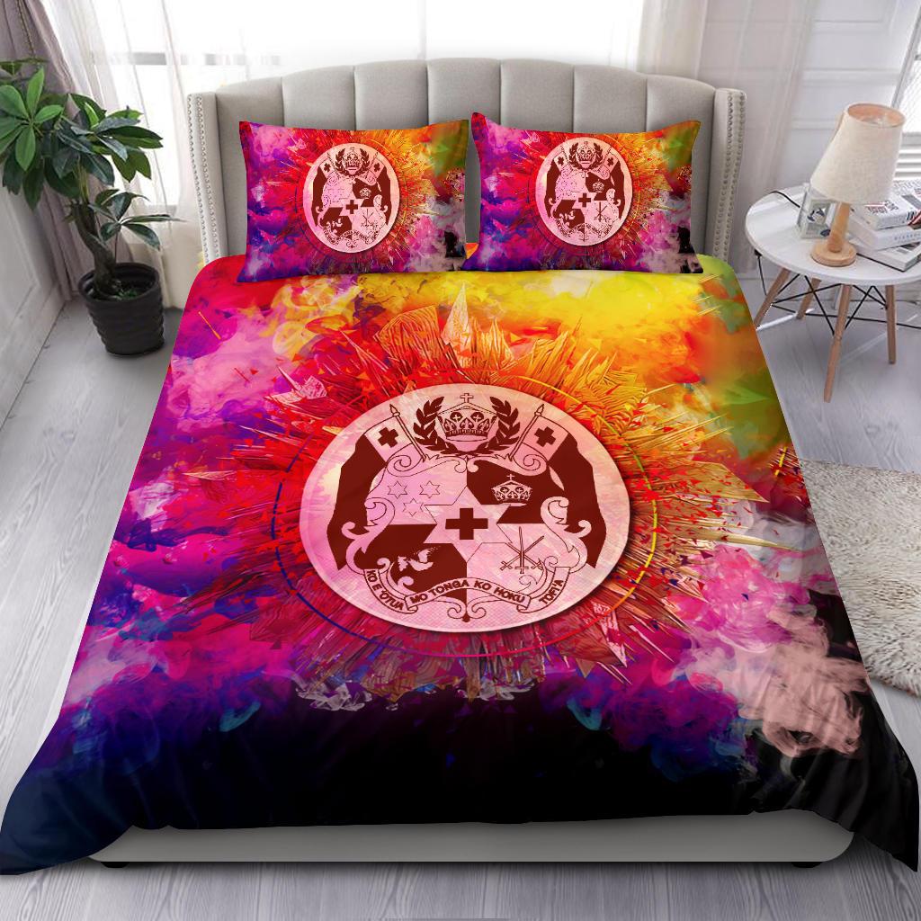 Polynesian Bedding Set Tonga Duvet Cover Set Bright Style - Polynesian Pride