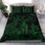 Polynesian Bedding Set - Hawaii Duvet Cover Set Hula Girl Green - Polynesian Pride