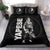 Yap Polynesian Bedding Set - Micronesia Yapese Warrior Black - Polynesian Pride