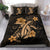 Hawaii Turtle Flower Polynesian Bedding Set - Gold - Polynesian Pride