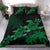 Hawaii Turtle Plumeria Coconut Tree Polynesian Bedding Set - Green - Polynesian Pride