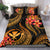 Polynesian Hawaii Bedding Set - Kanaka Maoli Duvet Cover Set - Gold Plumeria GOLD - Polynesian Pride