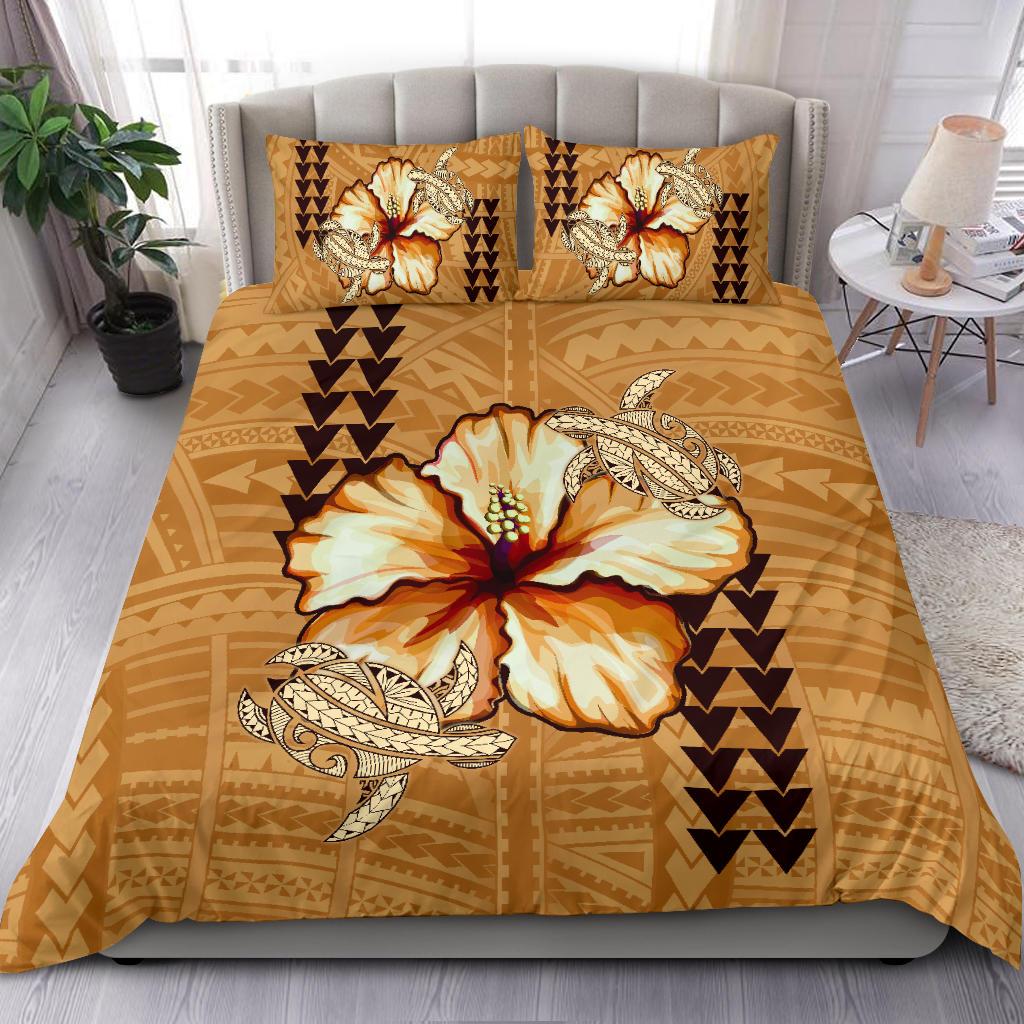 Hawaii Bedding Set - Hawaiian Vintage Hibiscus - Polynesian Pride
