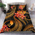 Micronesian Bedding Set - Yap Duvet Cover Set - Gold Plumeria GOLD - Polynesian Pride