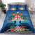 Fiji Bedding Set - Turtle Hibiscus Tapa Patterns - Polynesian Pride