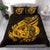 Polynesian Bedding Set - Tuvalu Duvet Cover Set Father And Son Gold - Polynesian Pride